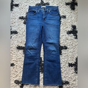 Madewell mid rise kick out jeans size 28